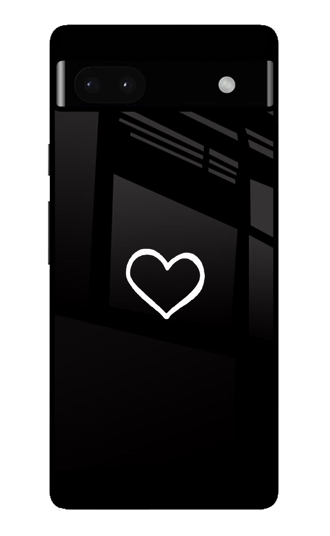 Heart Google Pixel 6A Glass Case