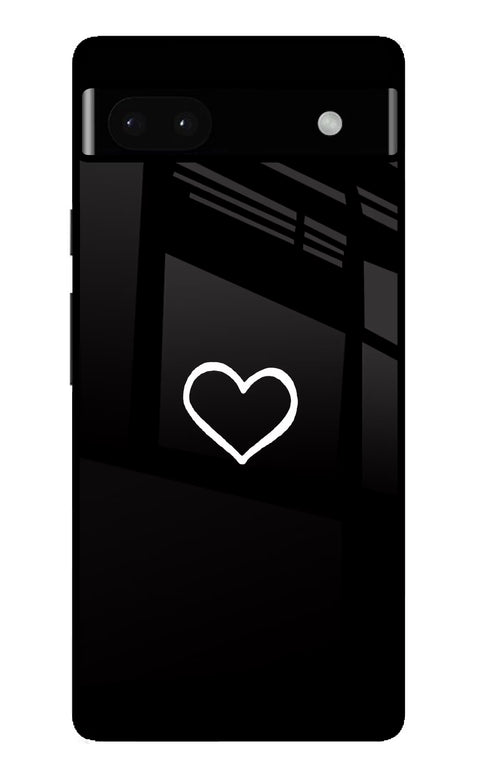 Heart Google Pixel 6A Glass Case