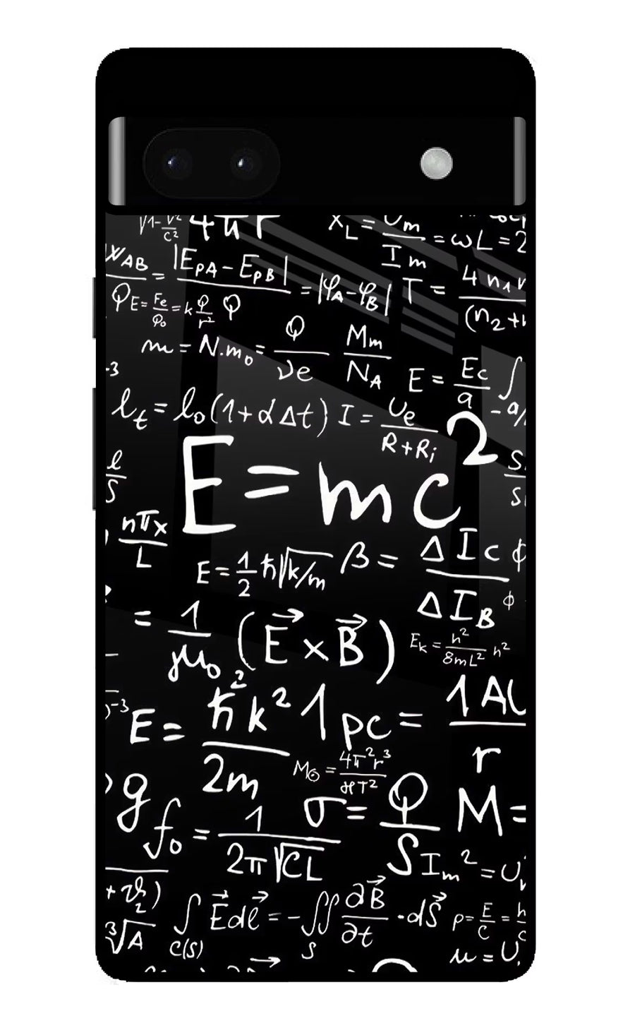 Physics Formula Google Pixel 6A Back Cover, Glass case