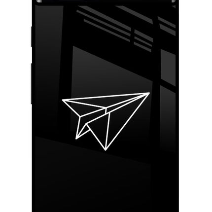 Paper Plane White Google Pixel 6A Glass Case Back Cover by Casekaro