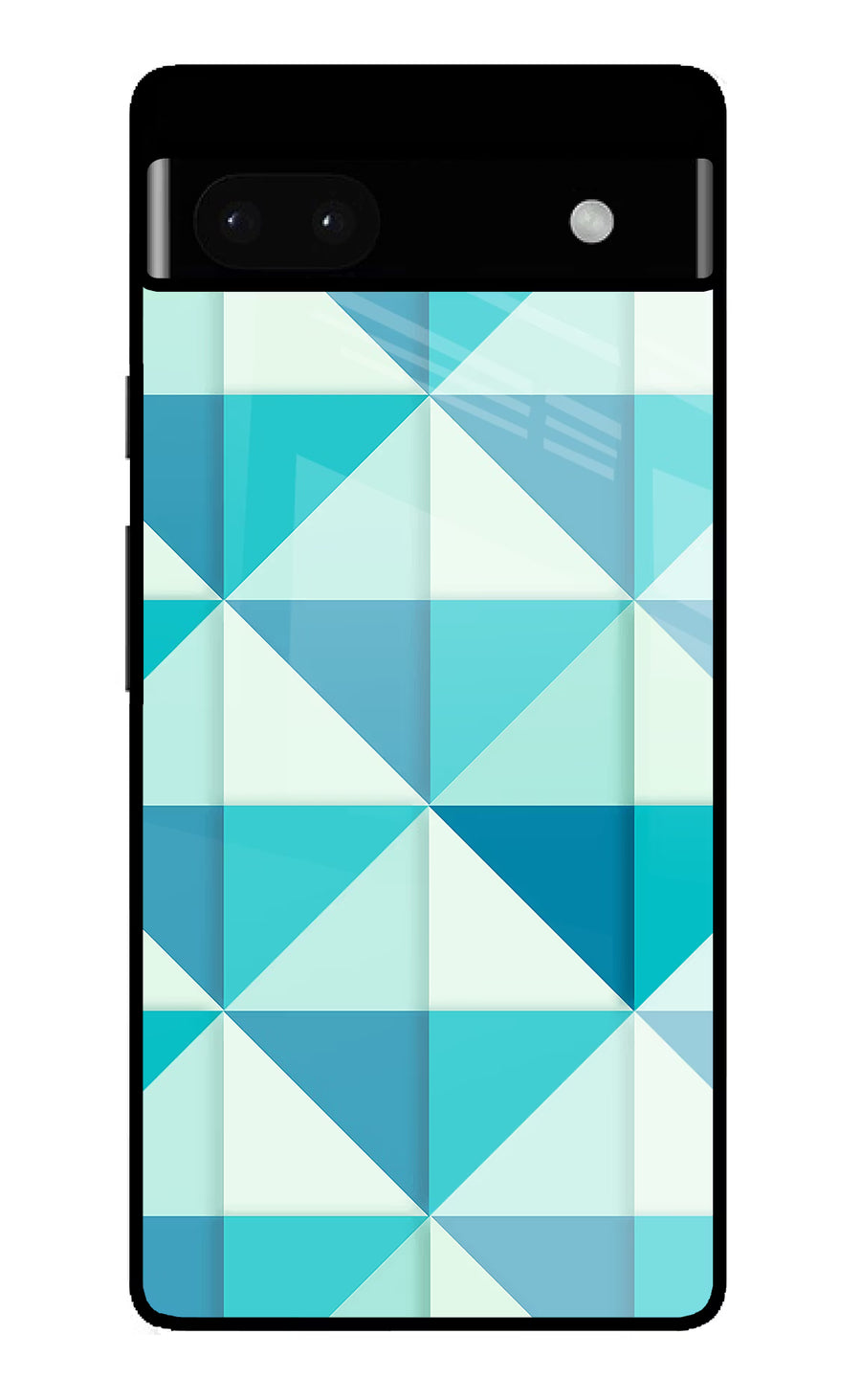Abstract Google Pixel 6A Back Cover, Glass case