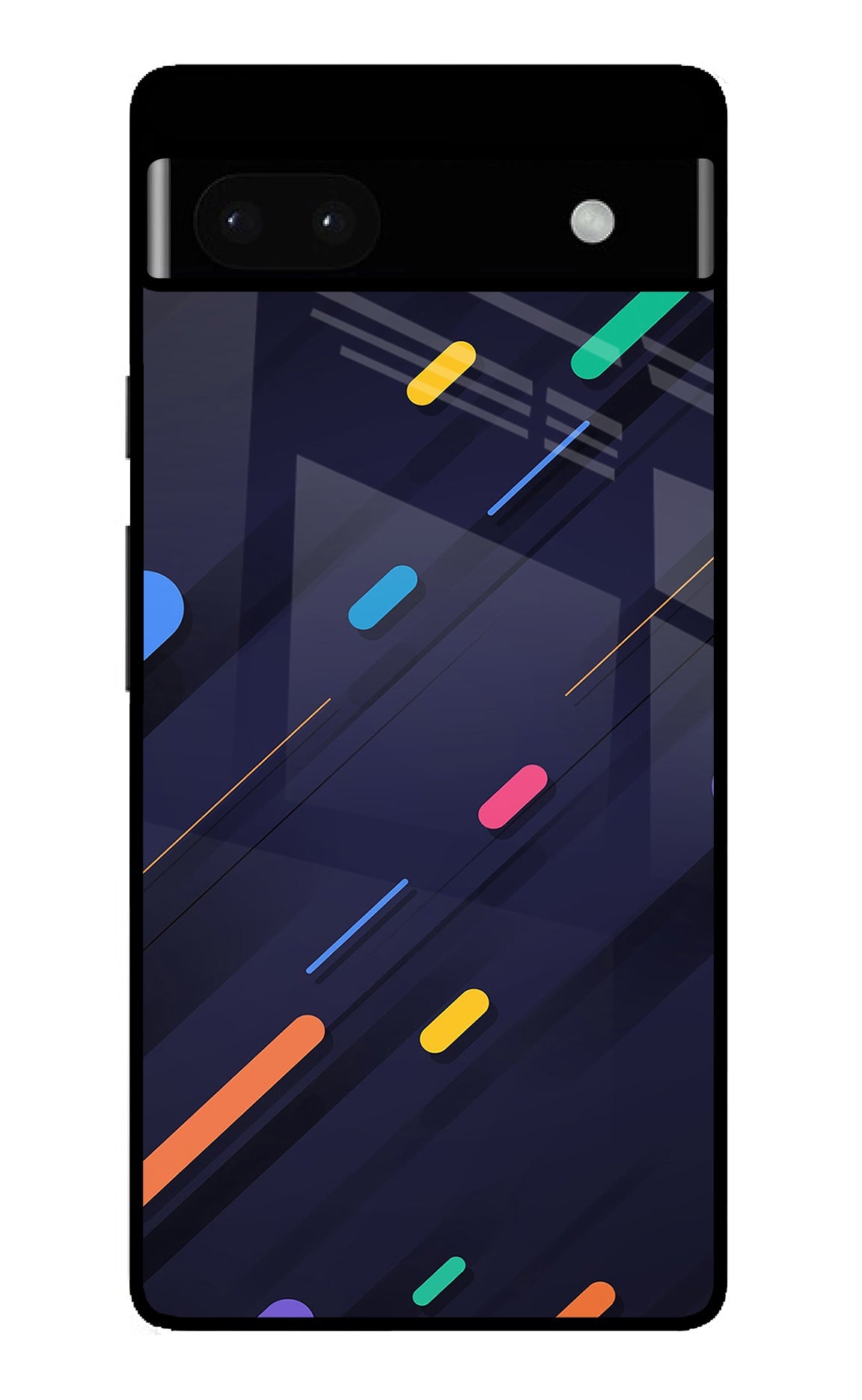 Abstract Design Google Pixel 6A Glass Case