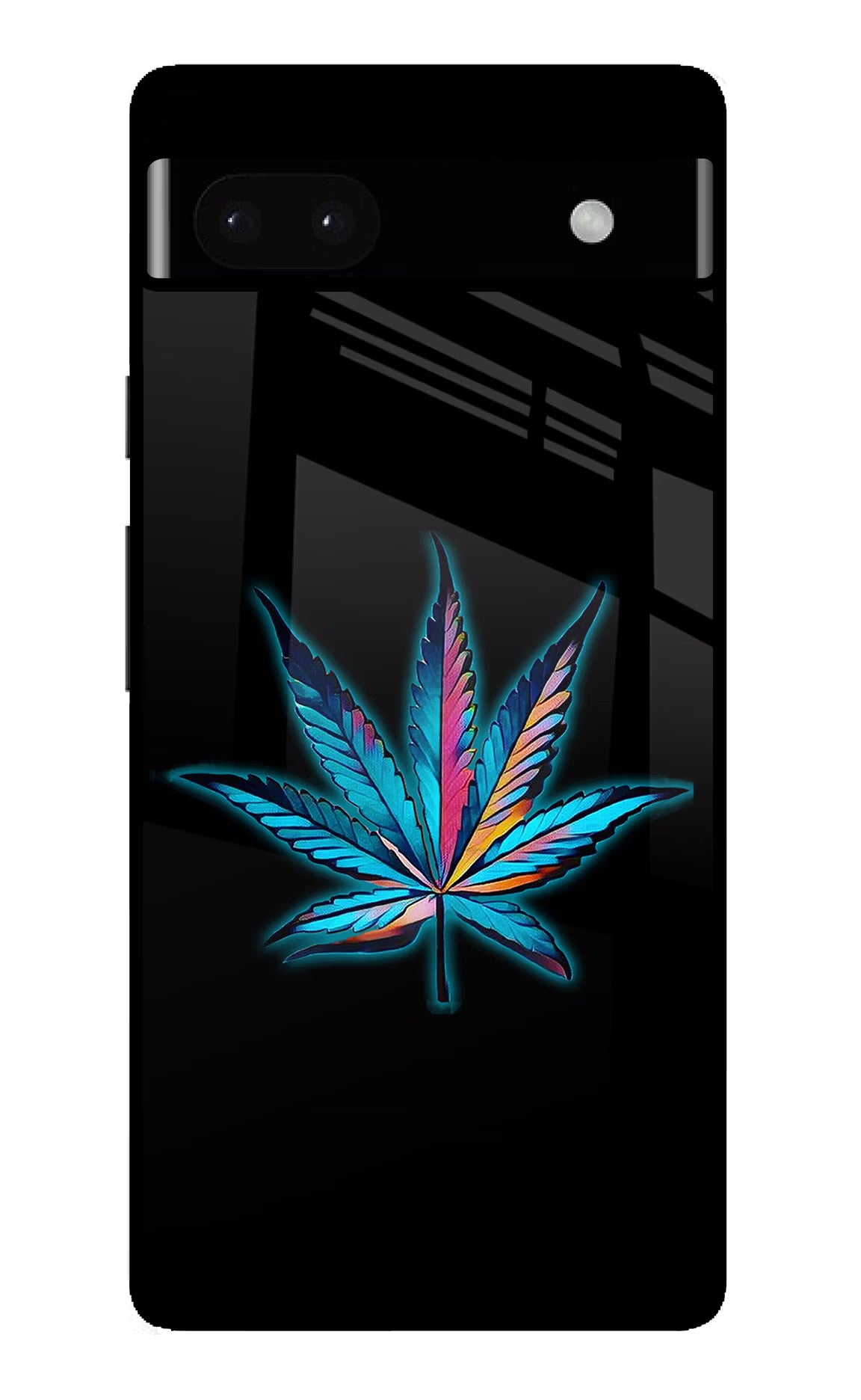 Weed Google Pixel 6A Glass Case Back Cover by Casekaro