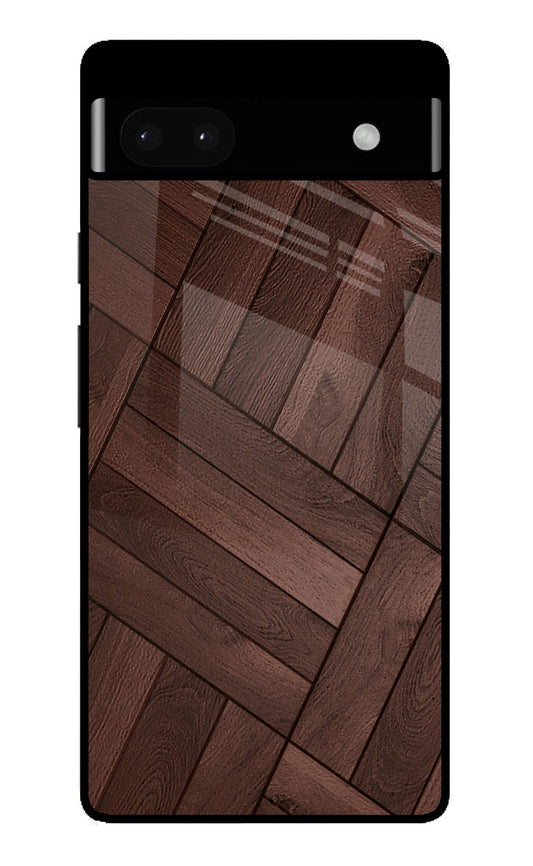 Wooden Texture Design Google Pixel 6A Glass Case