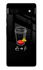 Coffee Google Pixel 6A Glass Case