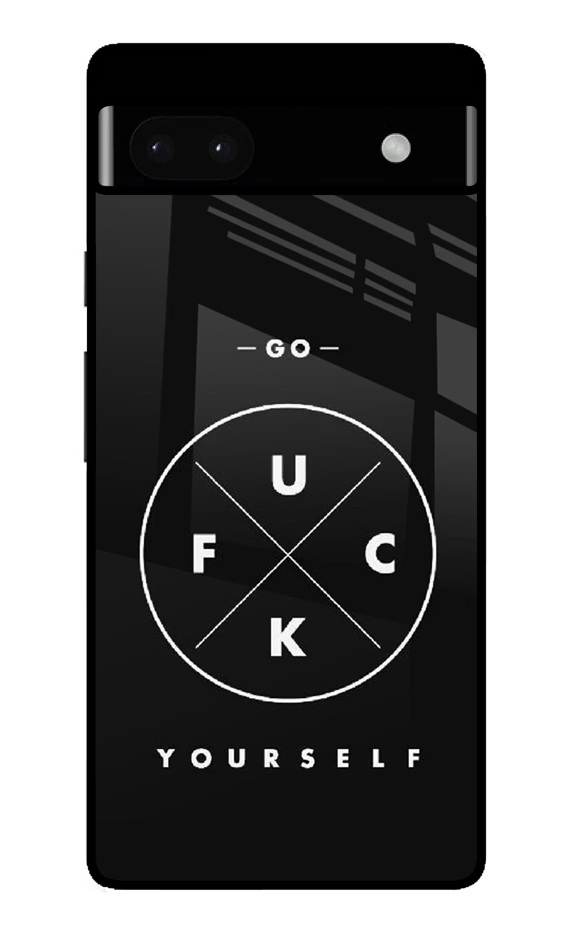 Go Fuck Yourself Google Pixel 6A Glass Case