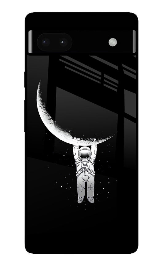 Moon Space Google Pixel 6A Glass Case