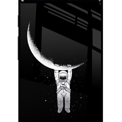 Moon Space Google Pixel 6A Glass Case