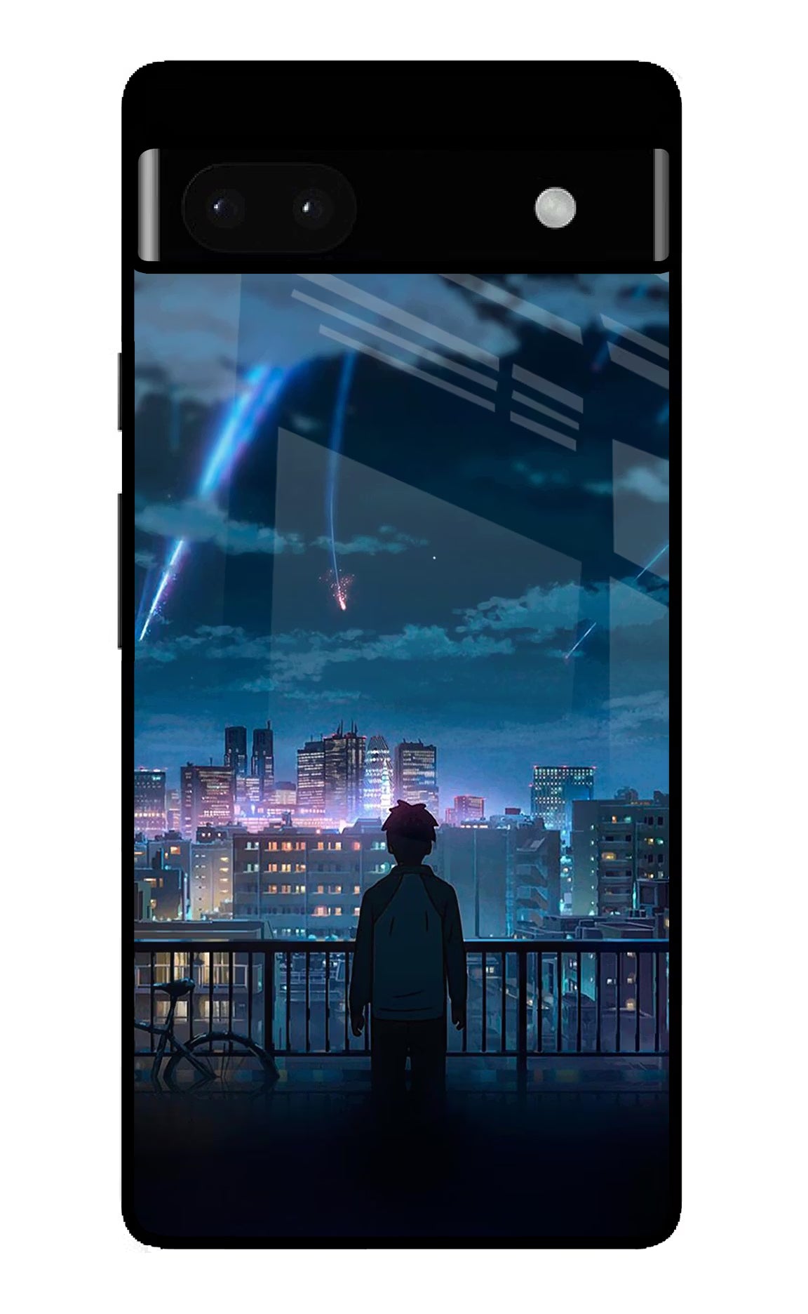 Anime Google Pixel 6A Glass Case Back Cover by Casekaro