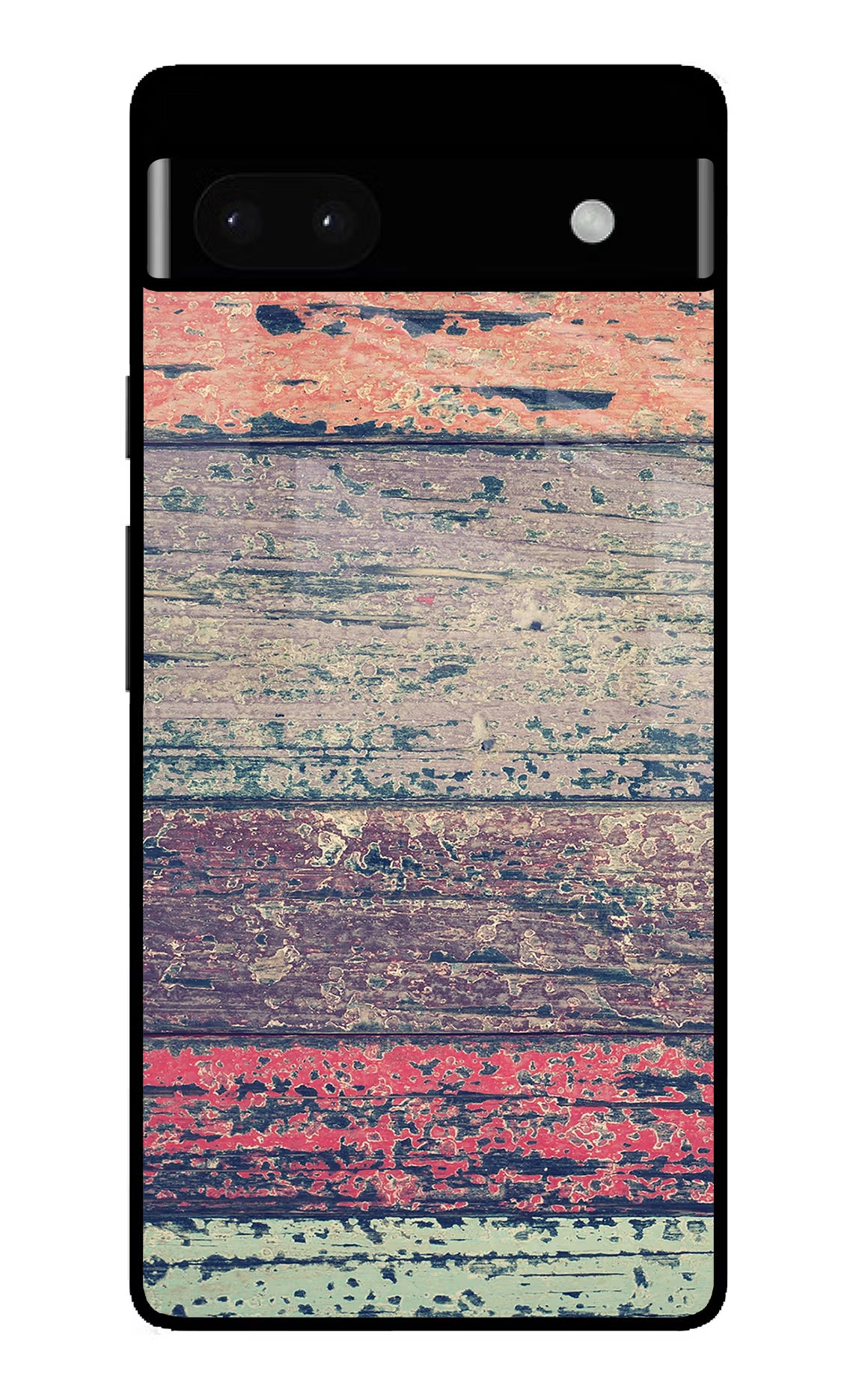 Colourful Wall Google Pixel 6A Glass Case Back Cover by Casekaro