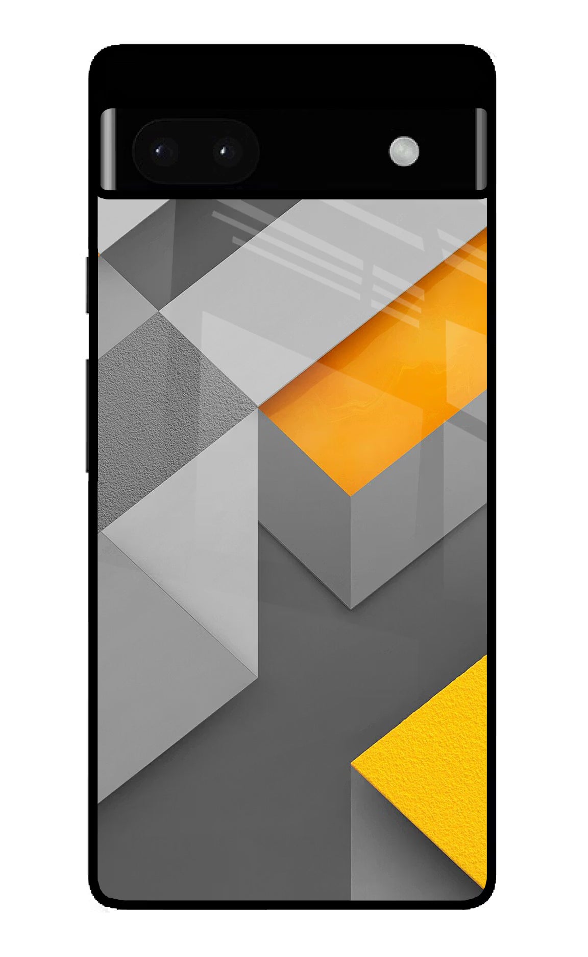 Abstract Google Pixel 6A Glass Case Back Cover by Casekaro