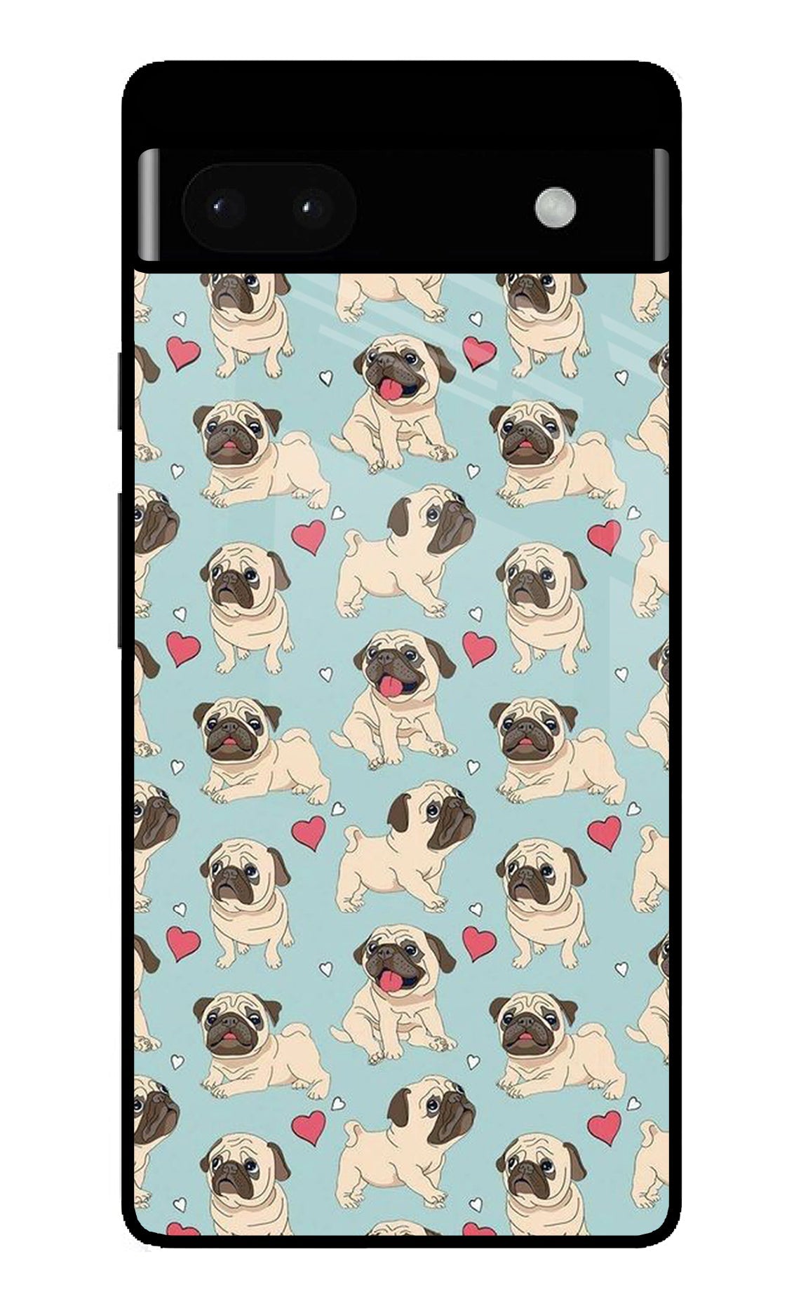 Pug Dog Google Pixel 6A Back Cover