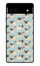 Pug Dog Google Pixel 6A Glass Case