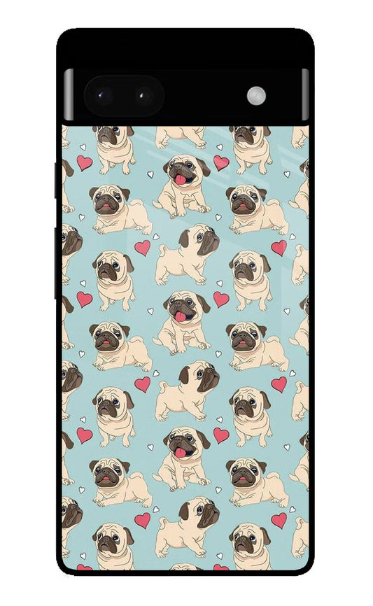 Pug Dog Google Pixel 6A Glass Case