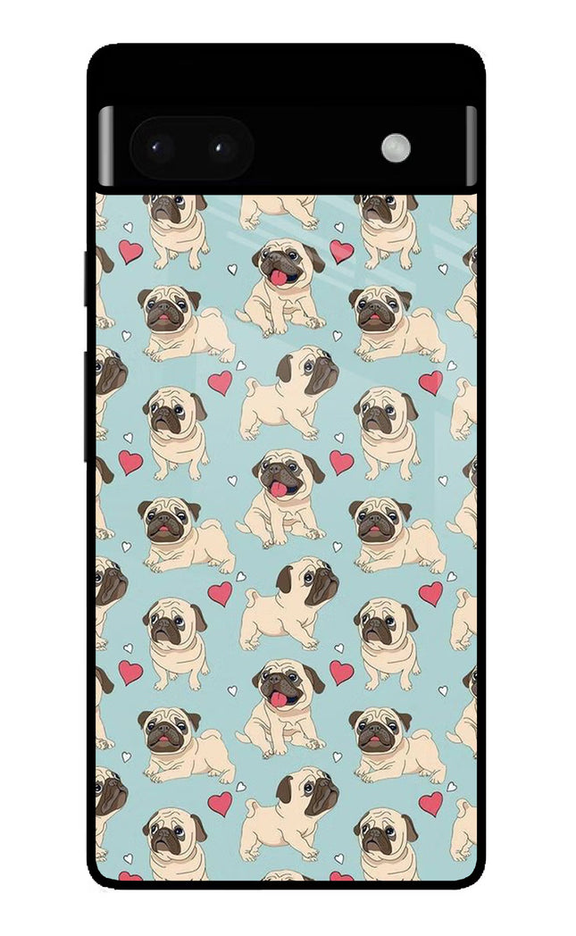 Pug Dog Google Pixel 6A Glass Case