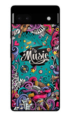 Music Graffiti Google Pixel 6A Glass Case