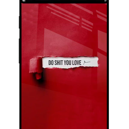 Do Shit You Love Google Pixel 6A Glass Case Back Cover by Casekaro