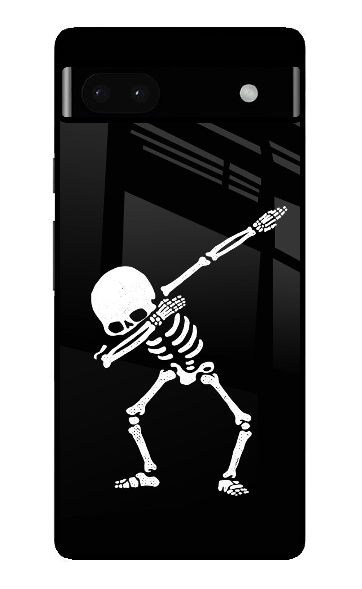 Dabbing Skeleton Art Google Pixel 6A Back Cover