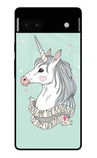 Unicorn Wallpaper Google Pixel 6A Glass Case