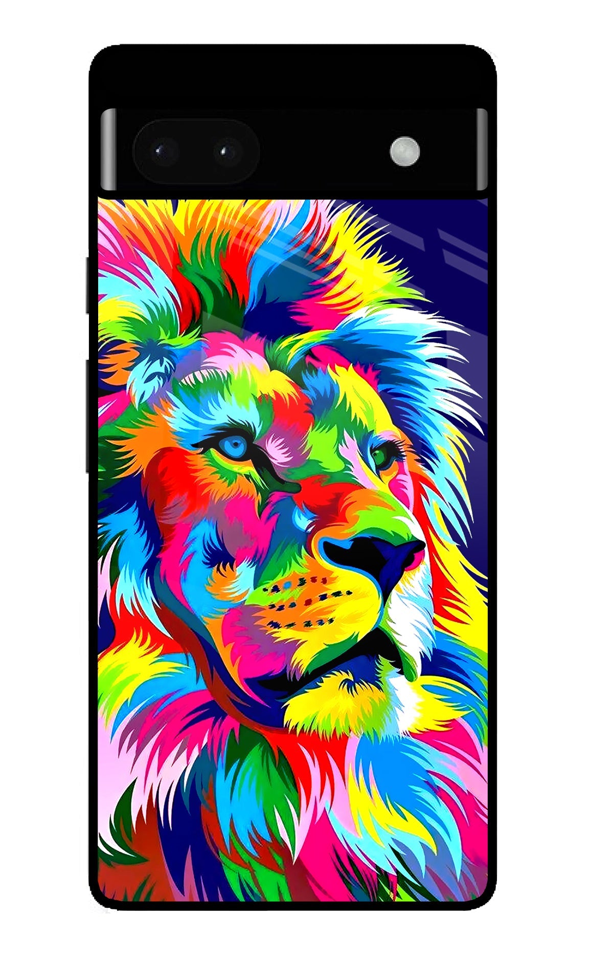 Vector Art Lion Google Pixel 6A Back Cover