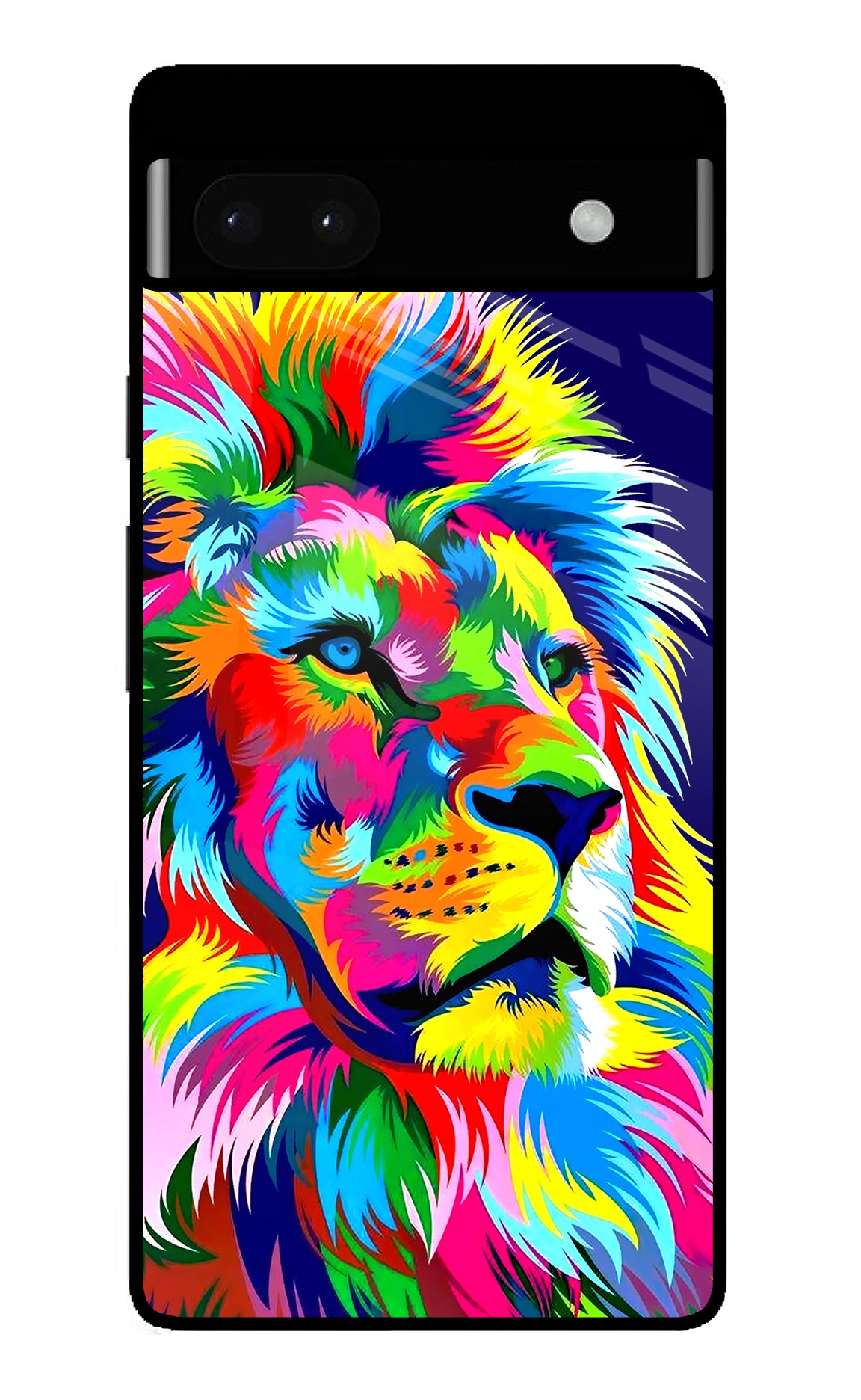 Vector Art Lion Google Pixel 6A Back Cover