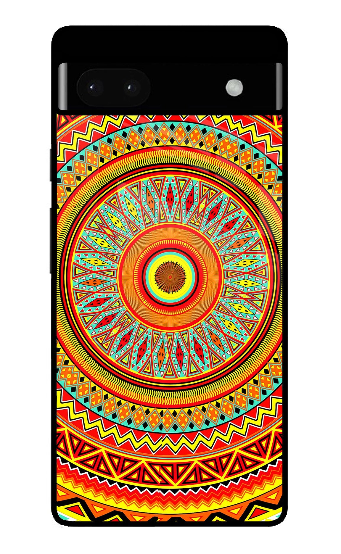 Mandala Pattern Google Pixel 6A Back Cover