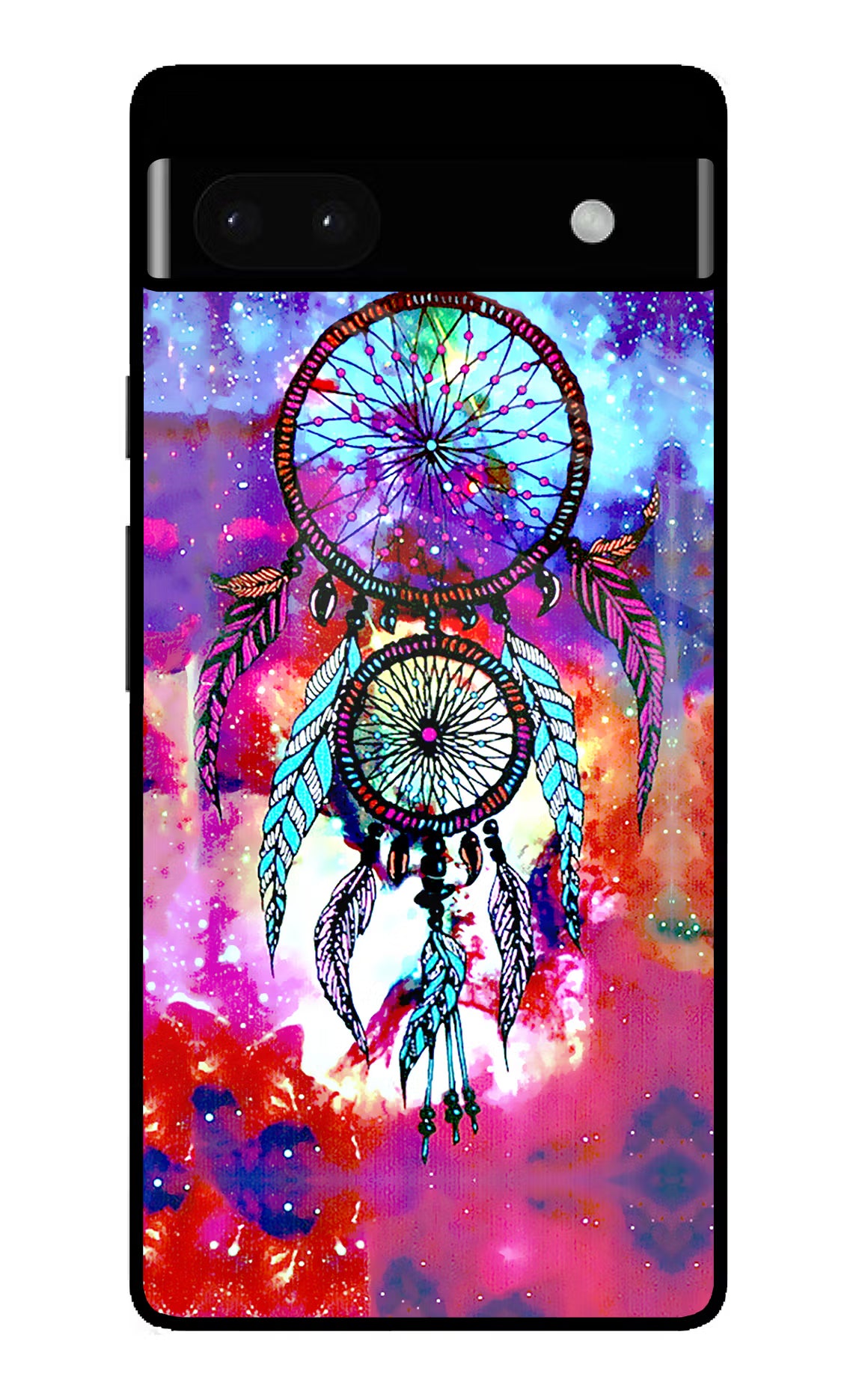Dream Catcher Abstract Google Pixel 6A Glass Case Back Cover by Casekaro