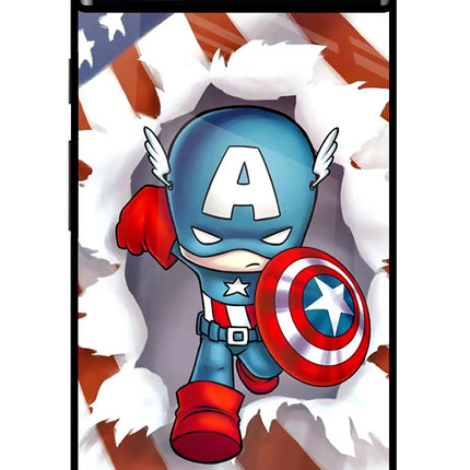 Captain America Google Pixel 6A Glass Case
