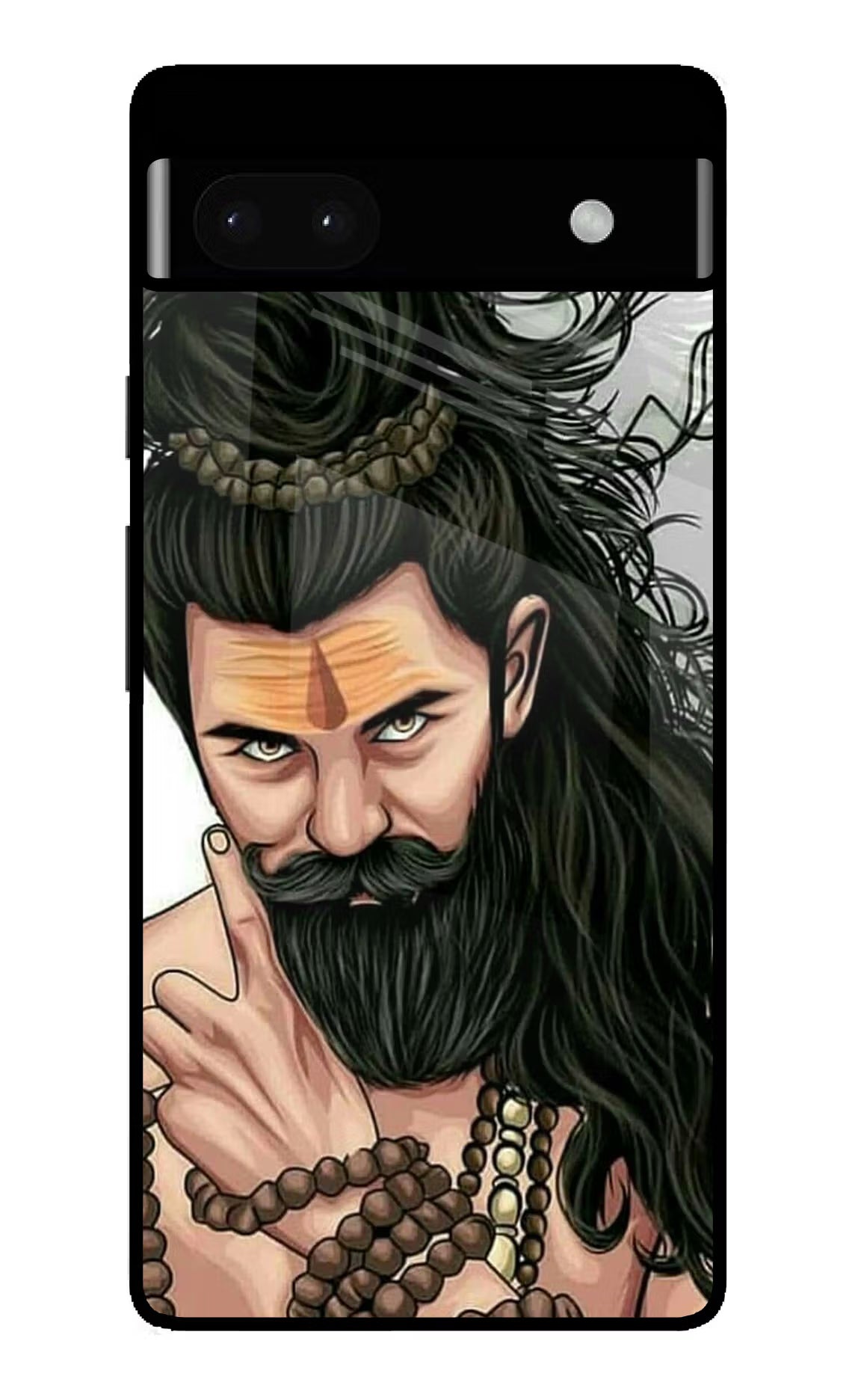 Mahadev Google Pixel 6A Glass Case Back Cover by Casekaro
