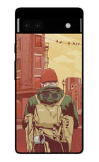 Adventurous Google Pixel 6A Glass Case Back Cover by Casekaro