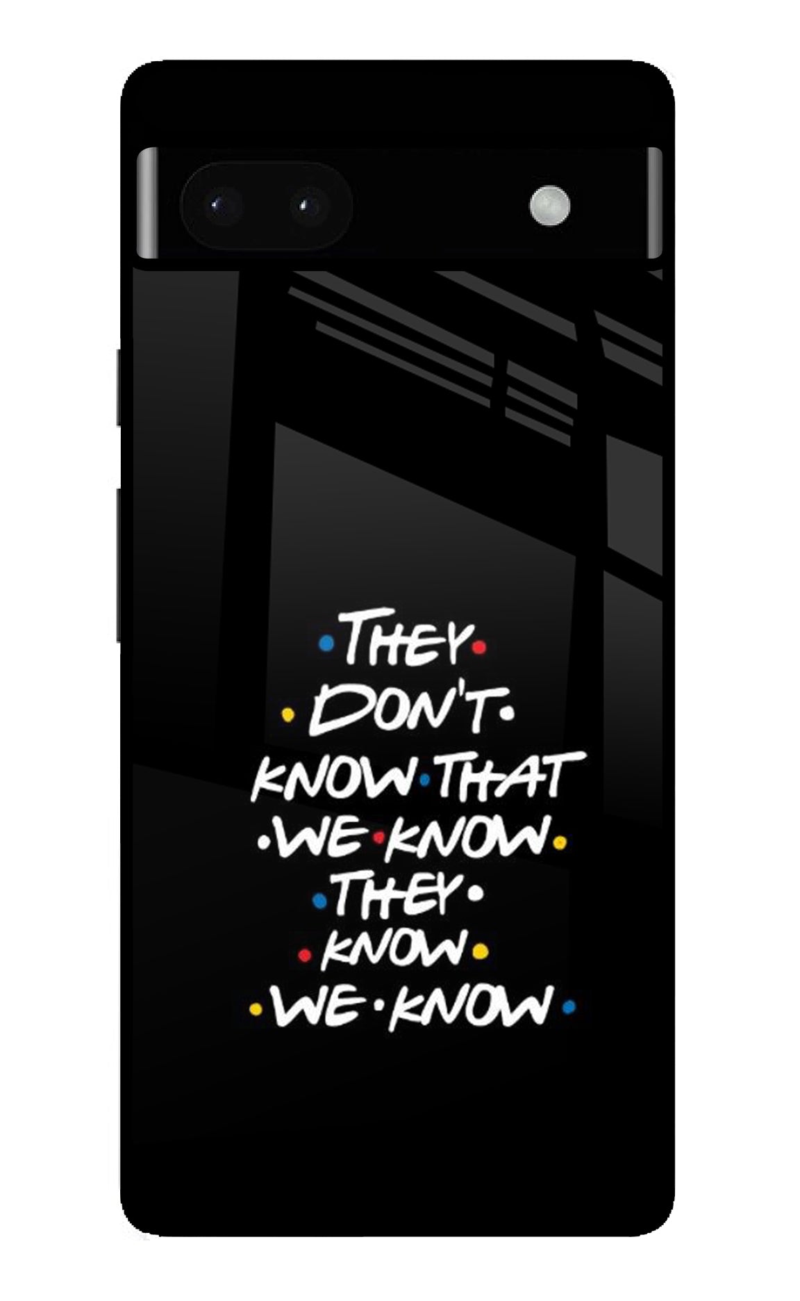 FRIENDS Dialogue Google Pixel 6A Back Cover