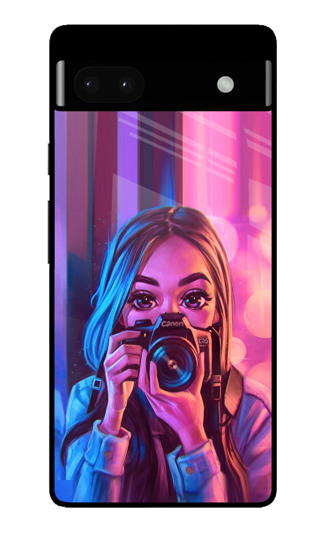 Girl Photographer Google Pixel 6A Back Cover