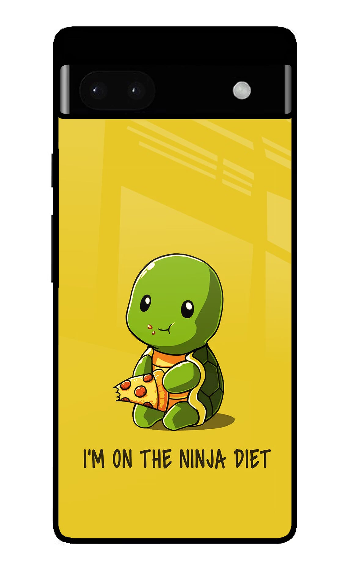 I'm on Ninja Diet Google Pixel 6A Glass Case Back Cover by Casekaro