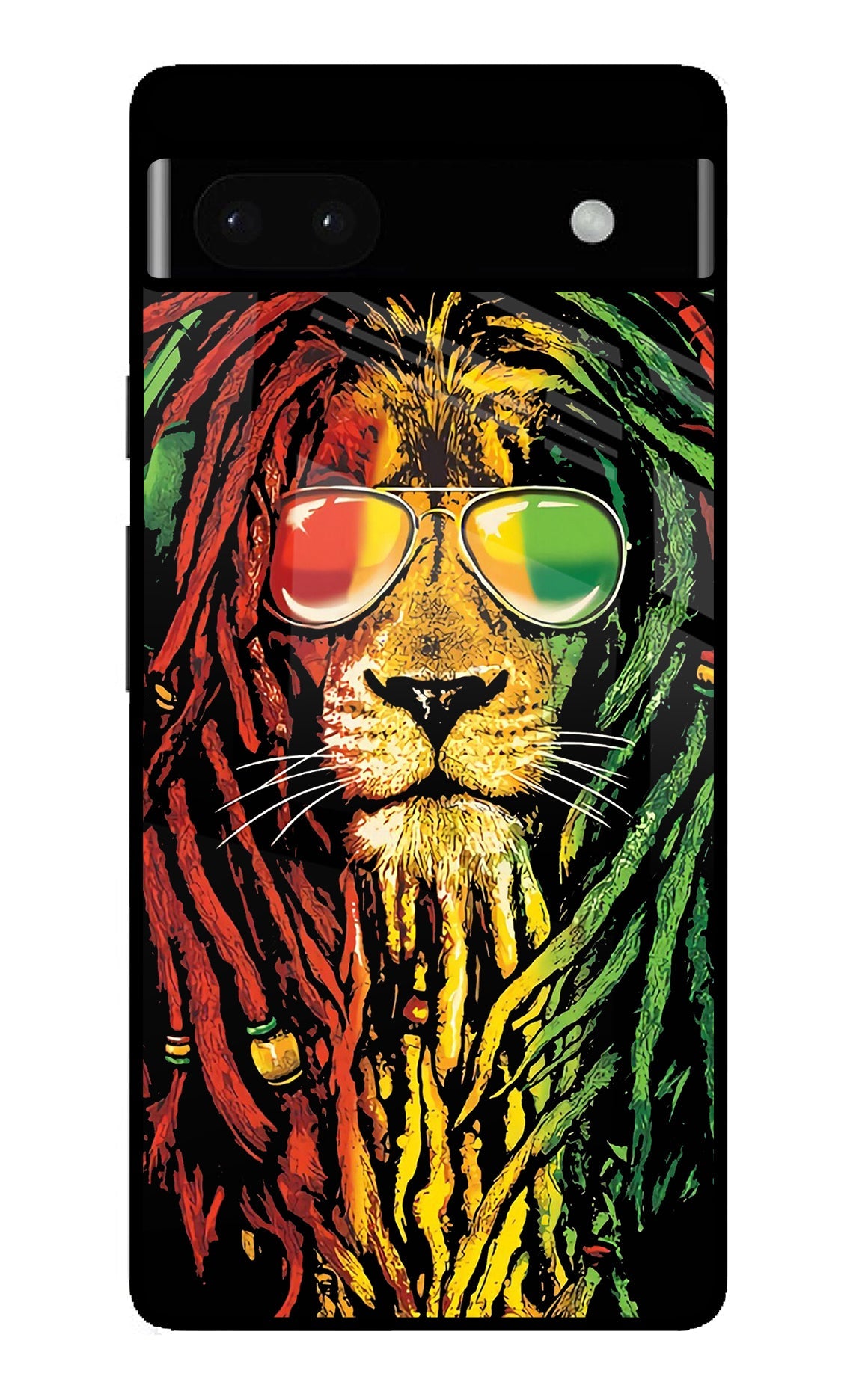 Rasta Lion Google Pixel 6A Back Cover