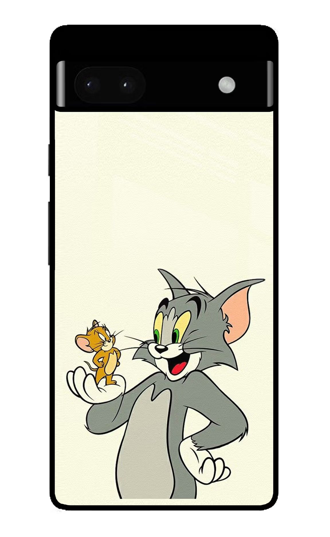 Tom & Jerry Google Pixel 6A Glass Case Back Cover by Casekaro