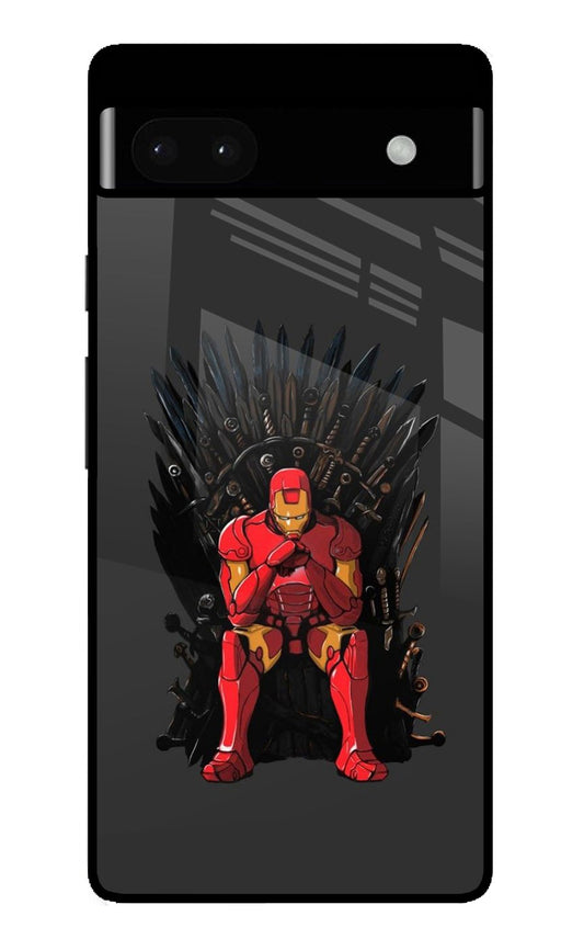 Ironman Throne Google Pixel 6A Glass Case
