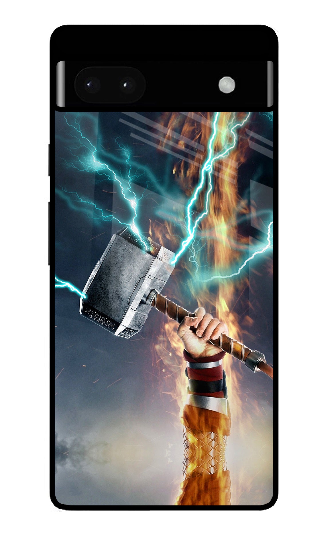 Thor Hammer Mjolnir Google Pixel 6A Back Cover
