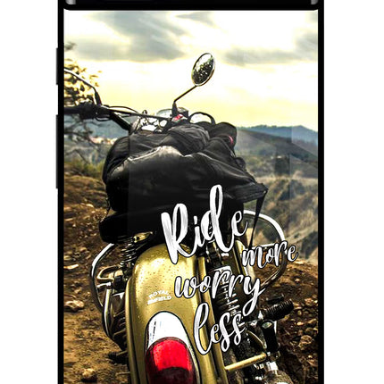 Ride More Worry Less Google Pixel 6A Glass Case
