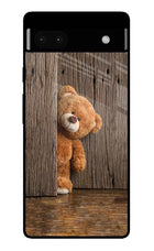 Teddy Wooden Google Pixel 6A Glass Case