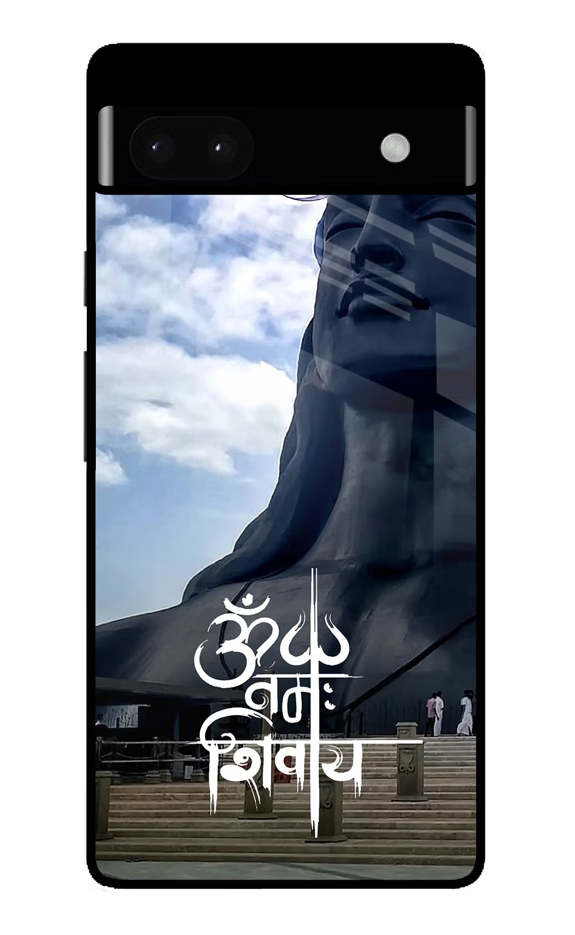 Om Namah Shivay Google Pixel 6A Glass Case Back Cover by Casekaro