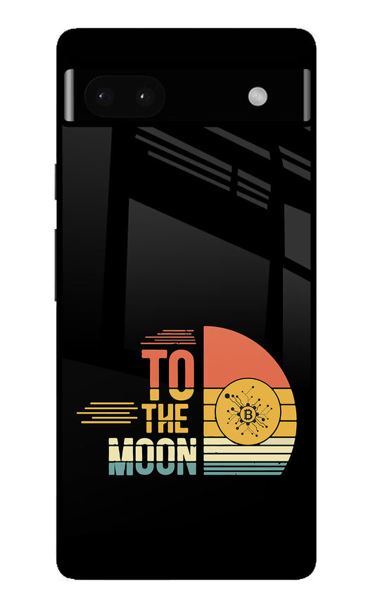 To the Moon Google Pixel 6A Glass Case