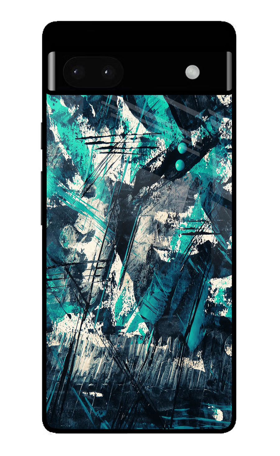 Artwork Google Pixel 6A Back Cover, Glass case
