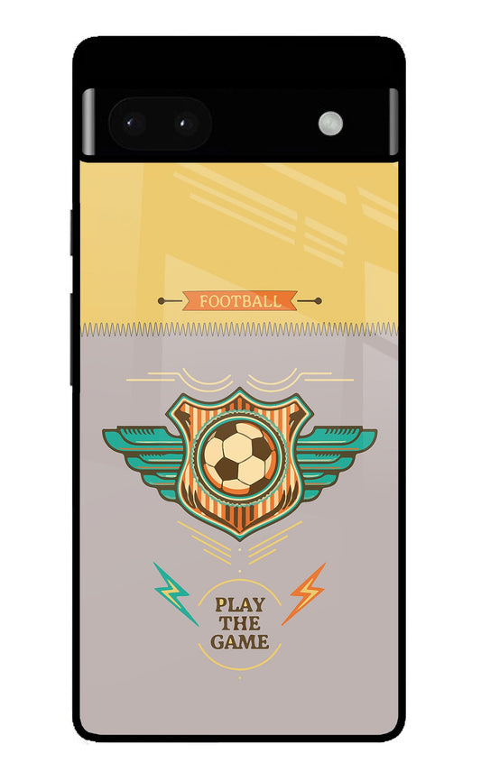 Football Google Pixel 6A Glass Case