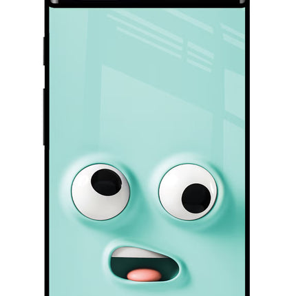 Funny Cartoon Google Pixel 6A Glass Case Back Cover by Casekaro