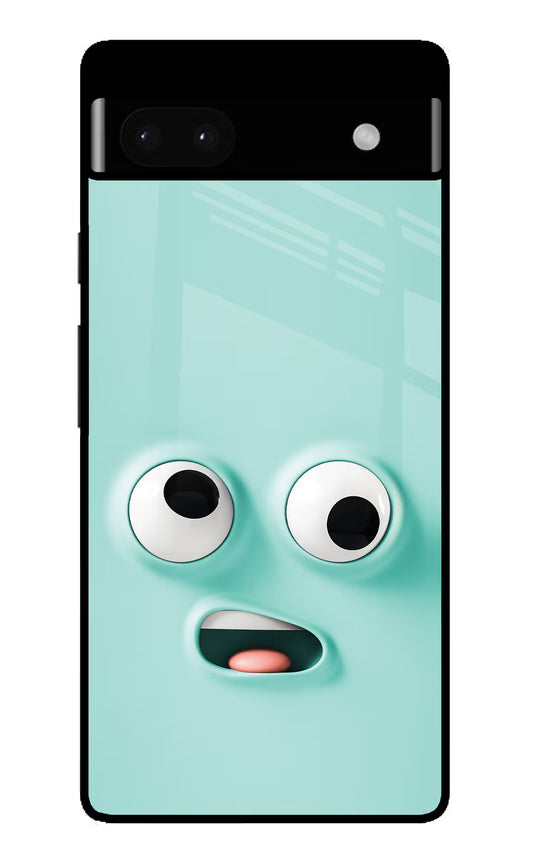 Funny Cartoon Google Pixel 6A Glass Case