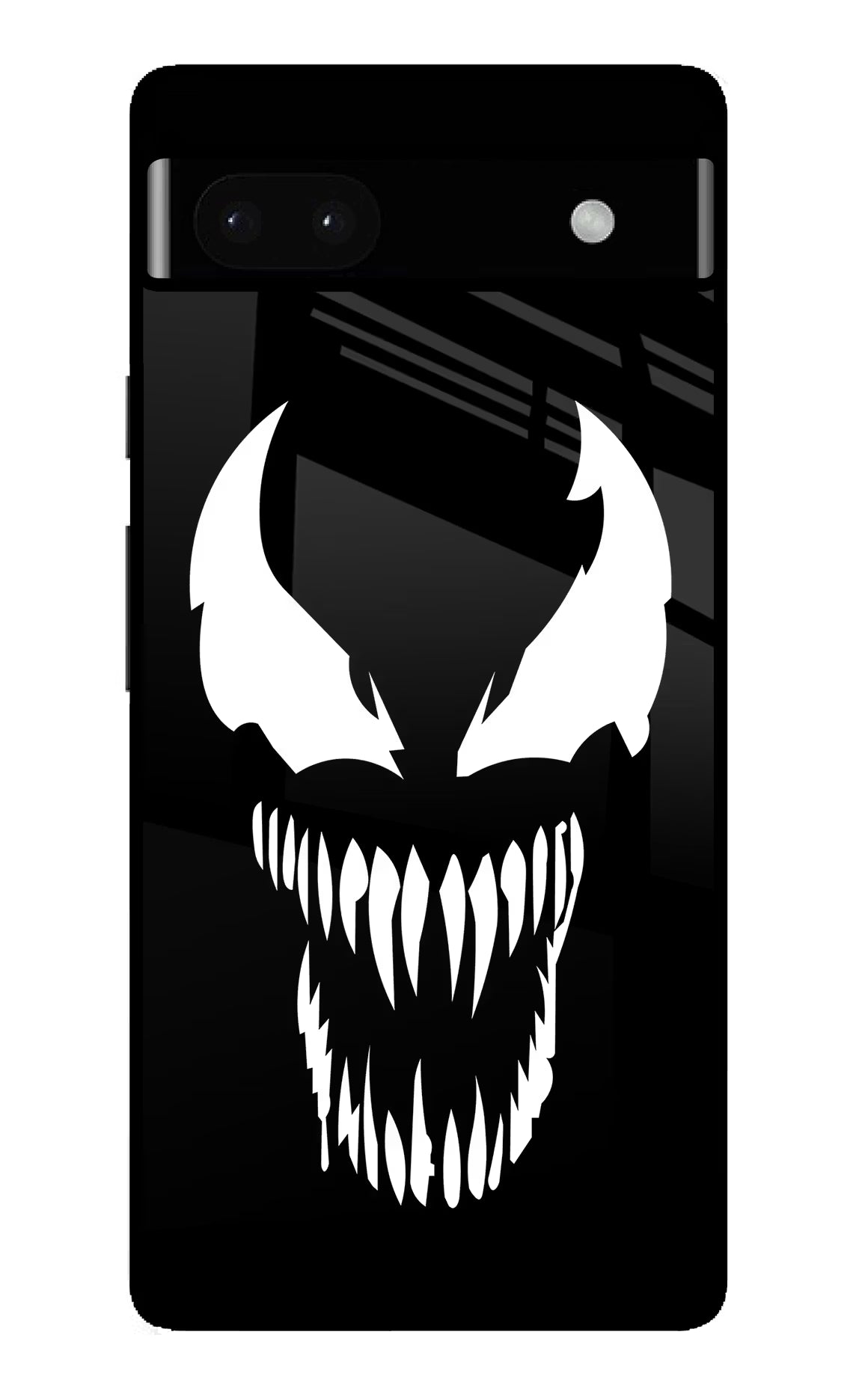 Venom Google Pixel 6A Glass Case Back Cover by Casekaro