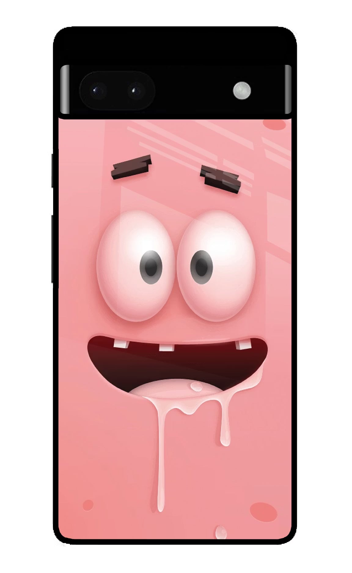 Sponge 2 Google Pixel 6A Glass Case Back Cover by Casekaro