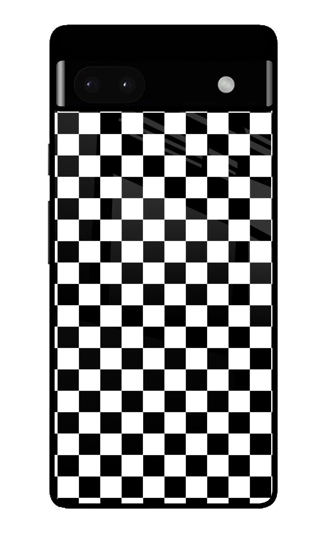 Chess Board Google Pixel 6A Glass Case Back Cover by Casekaro