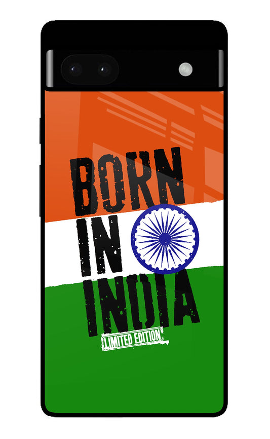 Born in India Google Pixel 6A Glass Case