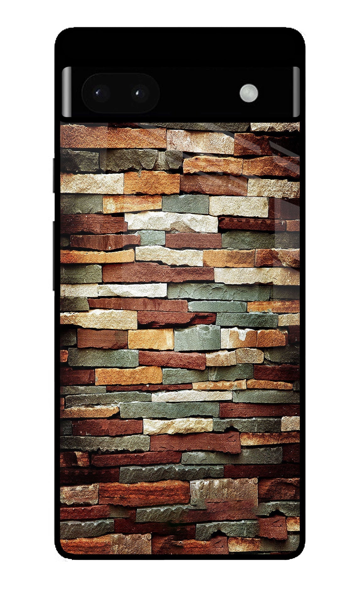 Bricks Pattern Google Pixel 6A Back Cover